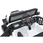 Elektrické autíčko Jeep BEAST 4x4 - MP3 - biele